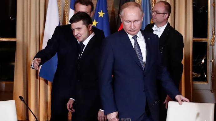 Зеленський розповів про підготовку зустрічі з Путіним та "пасхальне... Зеленський розповів про підготовку зустрічі з Путіним та "пасхальне перемир'я" на Донбасі